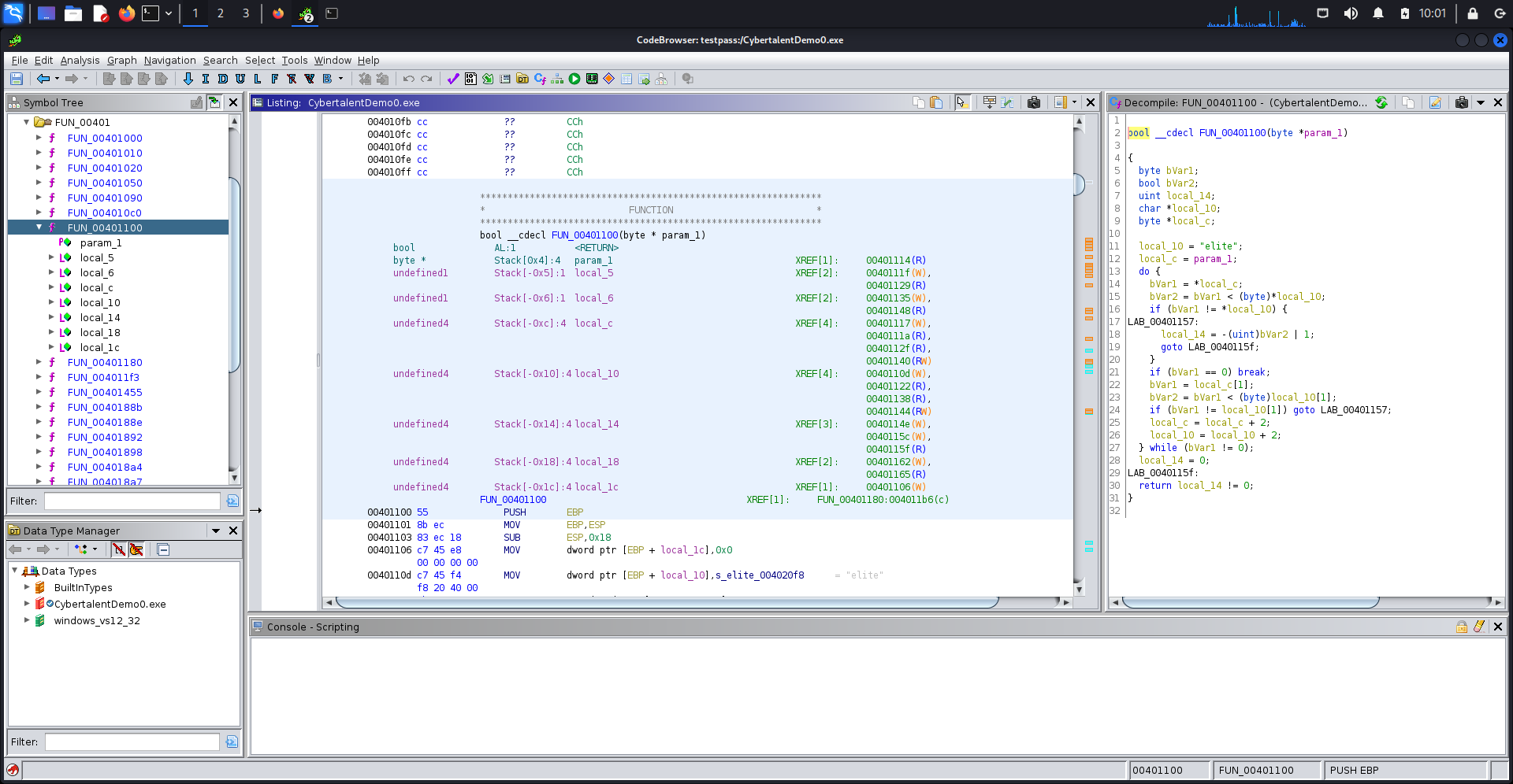 validate function